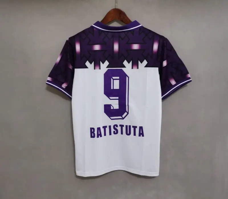 Fiorentina Retro Soccer Jersey Away Custom Shirt 1992/93
