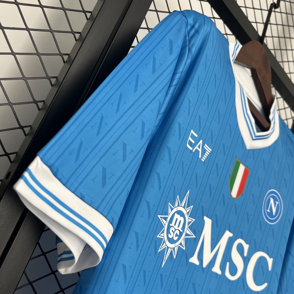 Napoli Soccer Jersey Home Custom Shirt 2025-26
