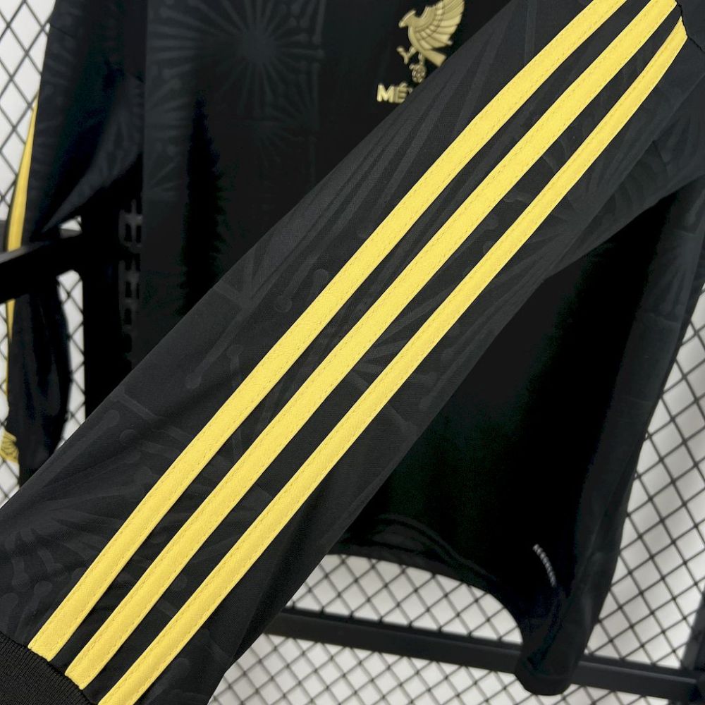 Mexico Gold Cup Black Special Long Sleeve Soccer Jersey Custom Shirt 2025