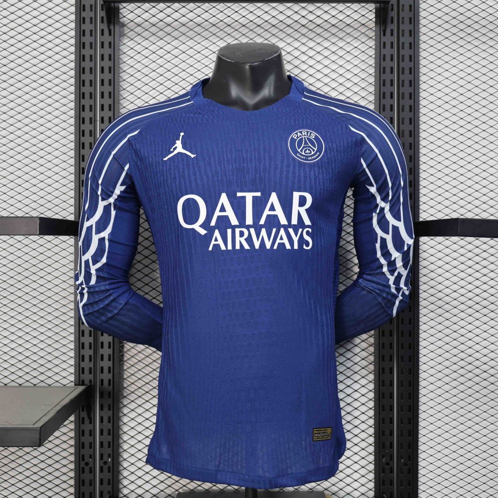 Authentic Soccer Jersey PSG Fourth Away Shirt Long Sleeve 2024/25