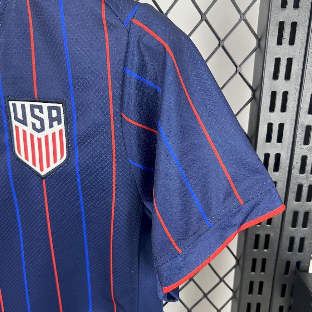 USA Soccer Jersey Away Kids Kit Jersey+Shorts 2025