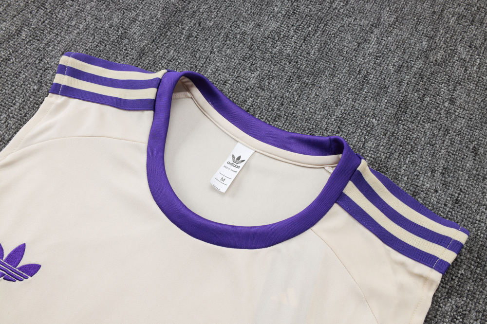Real Madrid Sleeveless Training Kit White 2025/26