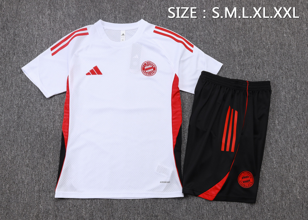 Bayern Munich Training Jersey Kit White 2025/26