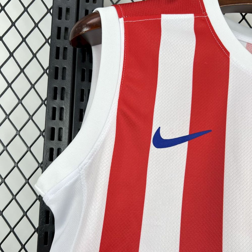 Atletico Madrid Soccer Jersey Home Custom Vest 2025/26