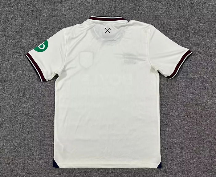 West Ham United Football Jersey Away Custom Shirt 2025-26