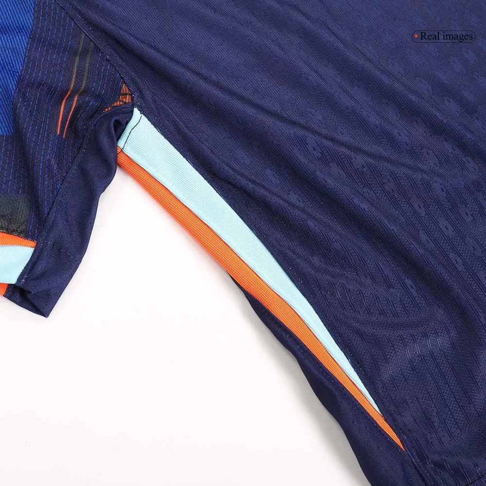 Netherlands Authentic Soccer Jersey Away Shirt EURO 2024