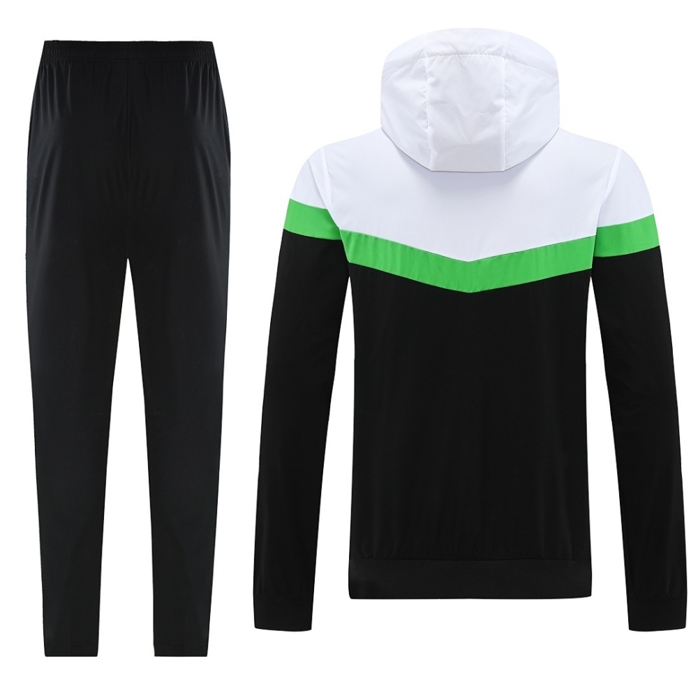 Real Betis Retro Hoodie Training Kit (Windbreaker+Pants) Green 2025/26