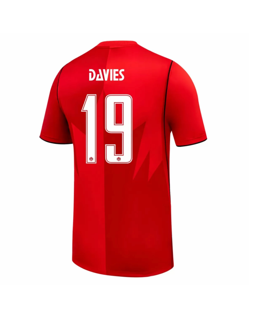 DAVIES #19 Canada Soccer Jersey World Cup Home Custom Shirt 2026