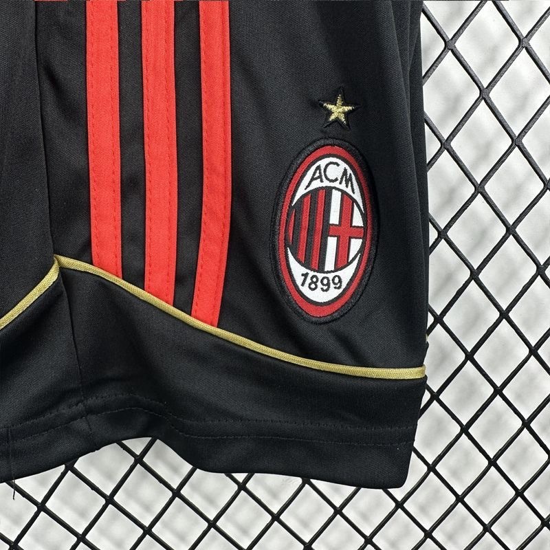 AC Milan Retro Soccer Jersey Home Kids Kit Jersey+Shorts 2006/07