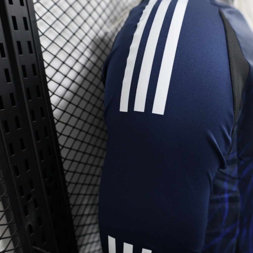 Japan X Y-3 Authentic Soccer Jersey Home Long Sleeve Shirt 2024-25