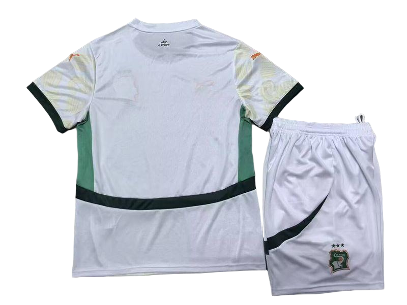 Ivory Coast Soccer Jersey Away Kids Kit Jersey+Shorts World Cup 2024-25