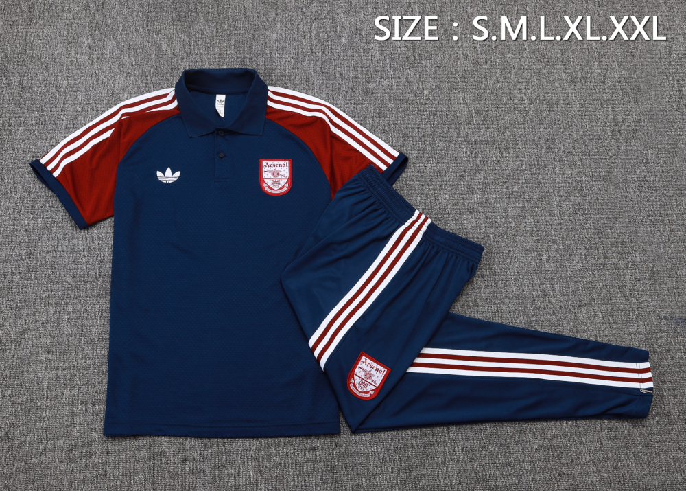 Arsenal Training Kit (Polo+Pants) Royalblue 2025/26