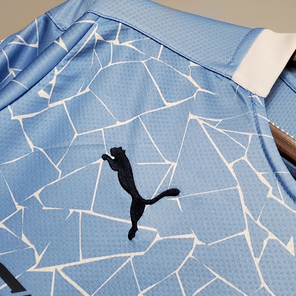 Manchester City Retro Football Jersey Home Shirt 2020/21