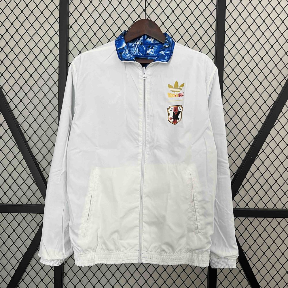 Japan Reversible Double-Sides Windbreaker Jacket White&Blue 2024