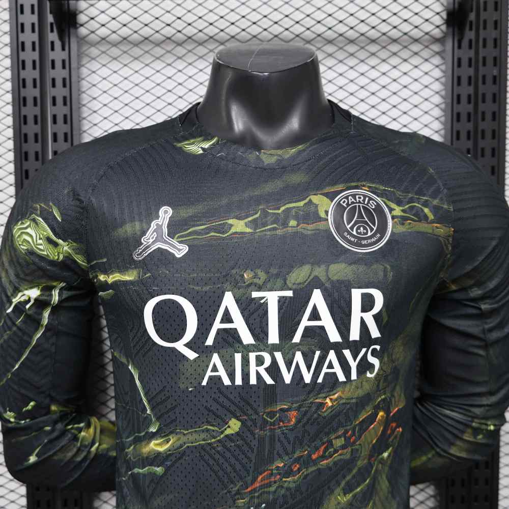 PSG Authentic Football Jersey Fifth Away Long Sleeve Shirt 2025/26