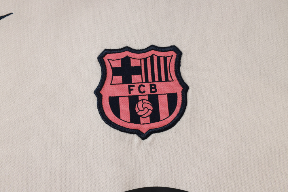 Barcelona Sleeveless Training Kit Beige 2025/26