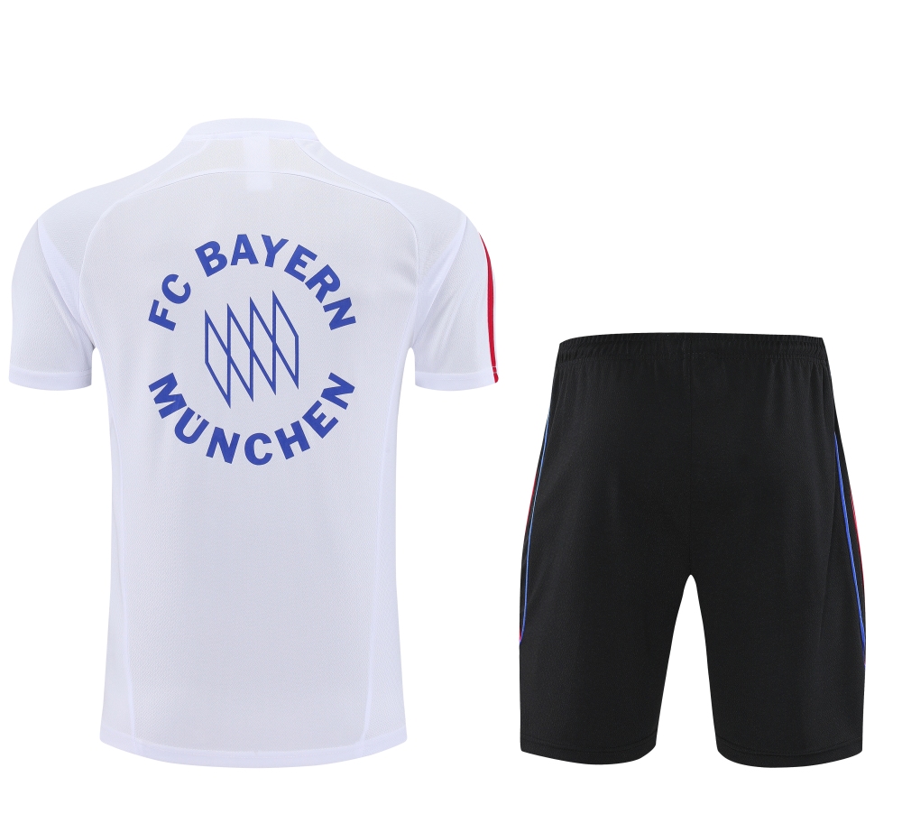Bayern Munich Training Jersey Kit White 2025/26