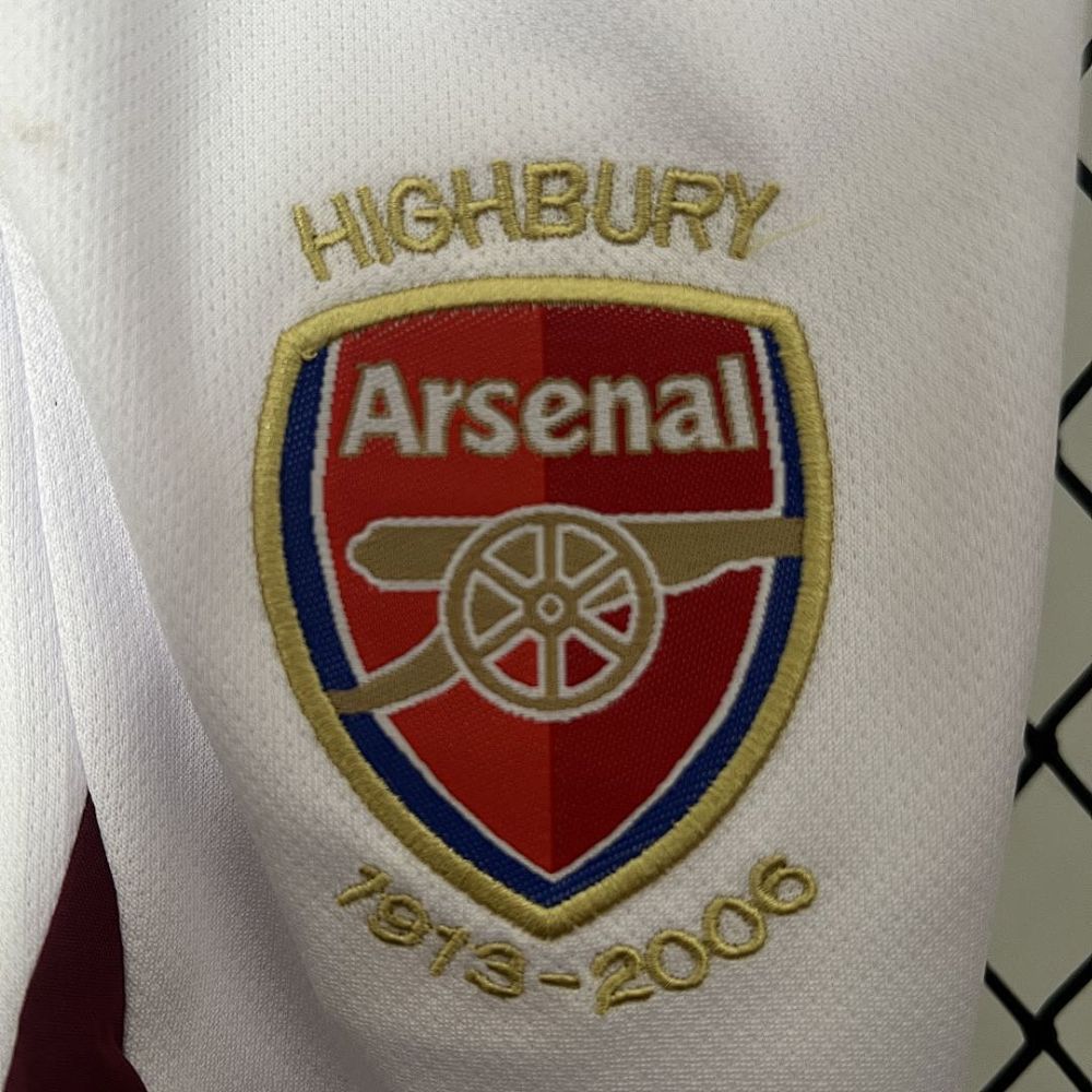 Arsenal Soccer Retro Jersey Home Kids Kit Jersey+Shorts 2005/06