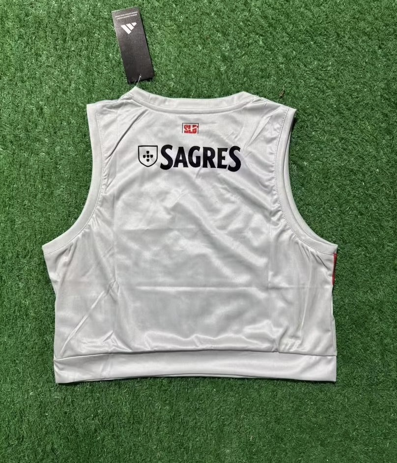 Benfica Soccer Jersey Away Women's Vest 2025/26