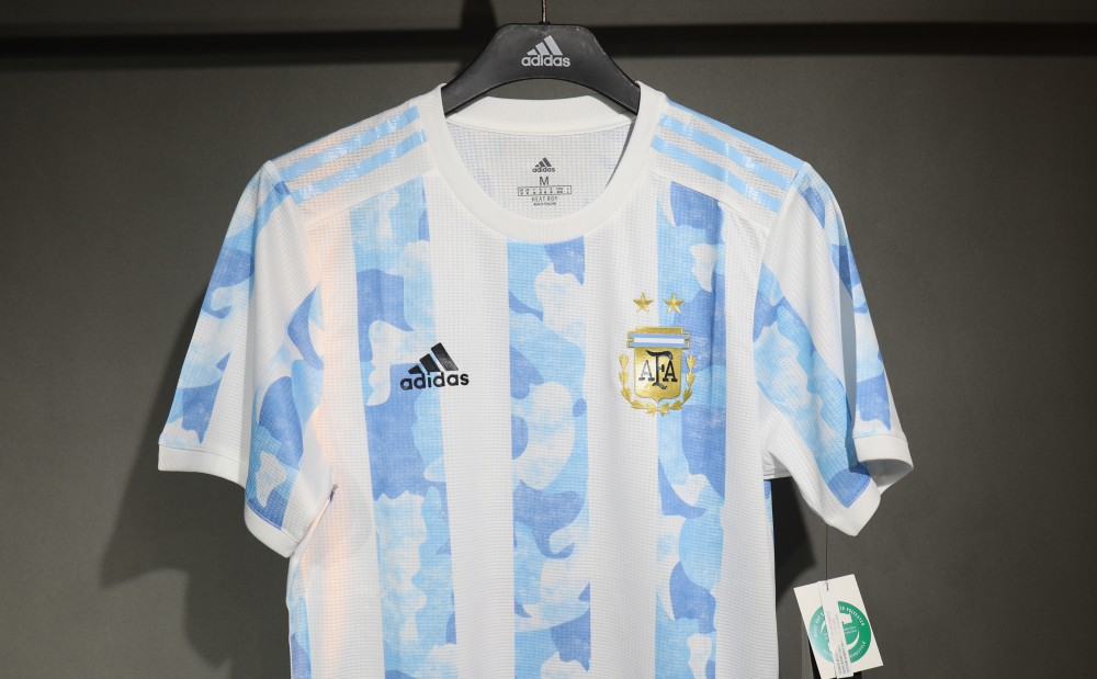 Argentina Retro Authentic Jersey Home Football Jersey 2021