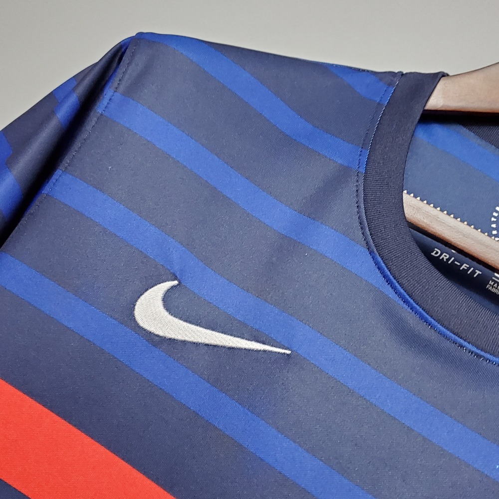 France Retro Soccer Jersey Home Custom Shirt 2020