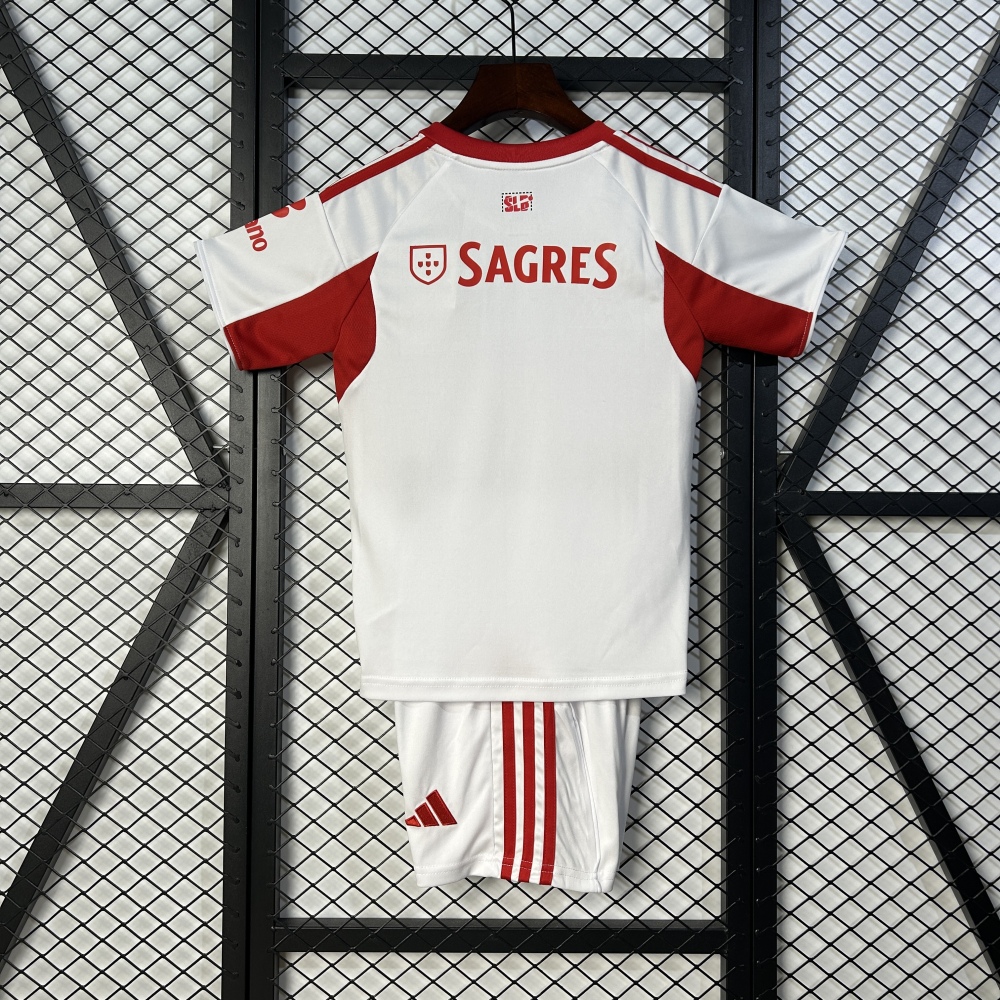 Benfica Soccer Jersey Third Away Kids Kit Jersey+Shorts 2025/26