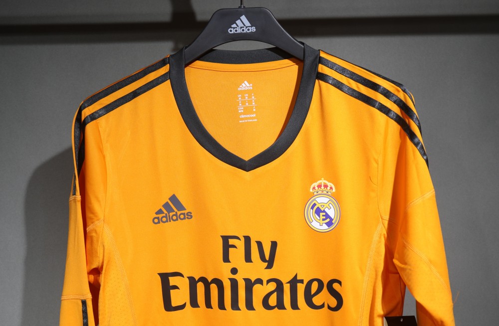 Real Madrid Authentic Retro Jersey Third Away Long Sleeve Soccer Shirt 2013/14