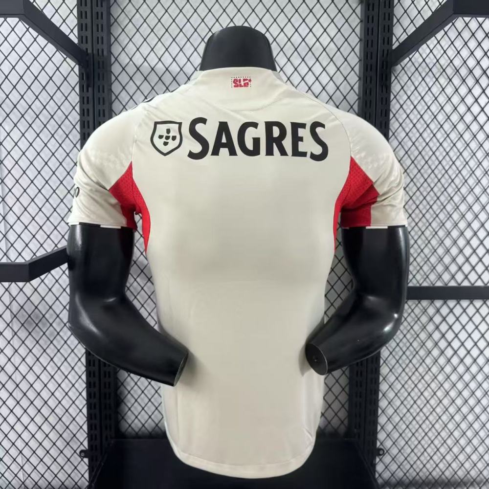 Benfica Authentic Soccer Jersey Away Shirt 2025/26