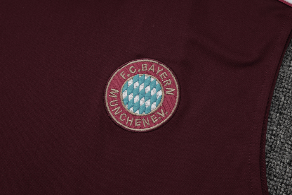 Bayern Munich Sleeveless Training Kit Red 2025/26