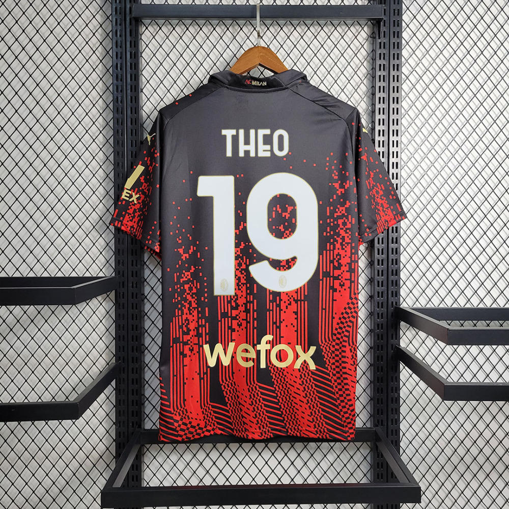 AC Milan Retro Soccer Jersey Fourth Away Custom Shirt 2022/23