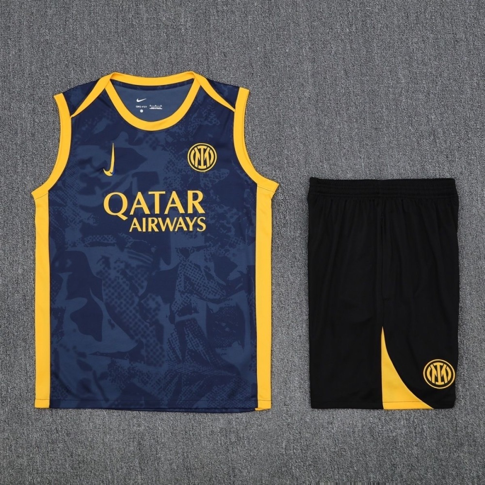 Inter Milan Sleeveless Training Kit Navy 2025/26