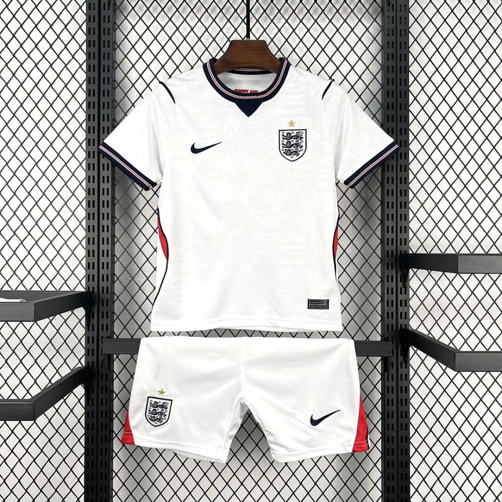 England Soccer Jersey Home Kids Kit Jersey+Shorts World Cup 2026