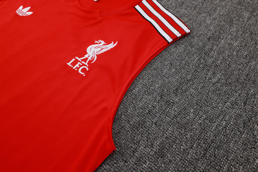 Liverpool Sleeveless Training Kit Red 2025/26