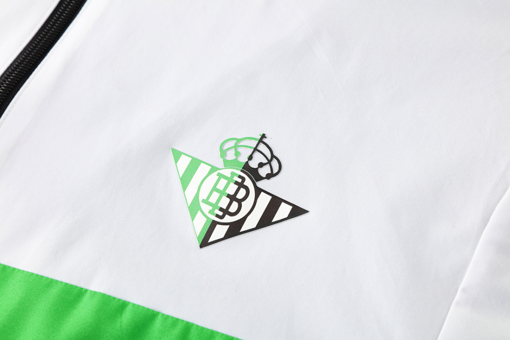 Real Betis Retro Hoodie Training Kit (Windbreaker+Pants) Green 2025/26
