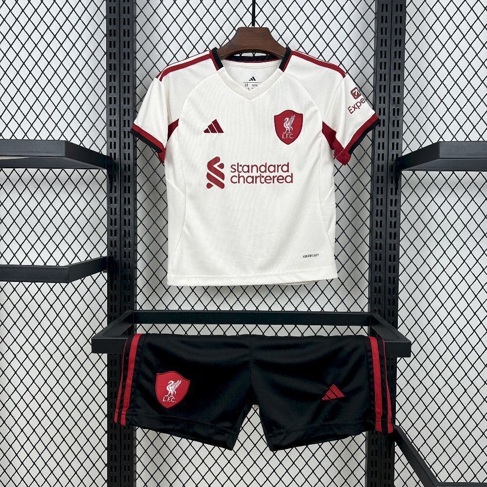 Liverpool Football Jersey Away Kids Kit Jersey+Shorts 2025/26