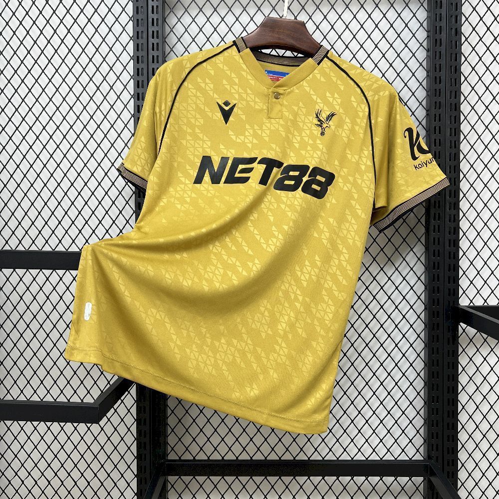 Crystal Palace Football Jersey Away Eagle Gold Custom Shirt 2025/26