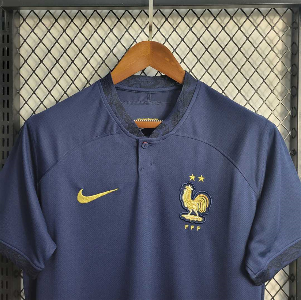 France Retro Soccer Jersey Home Custom Shirt World Cup 2022
