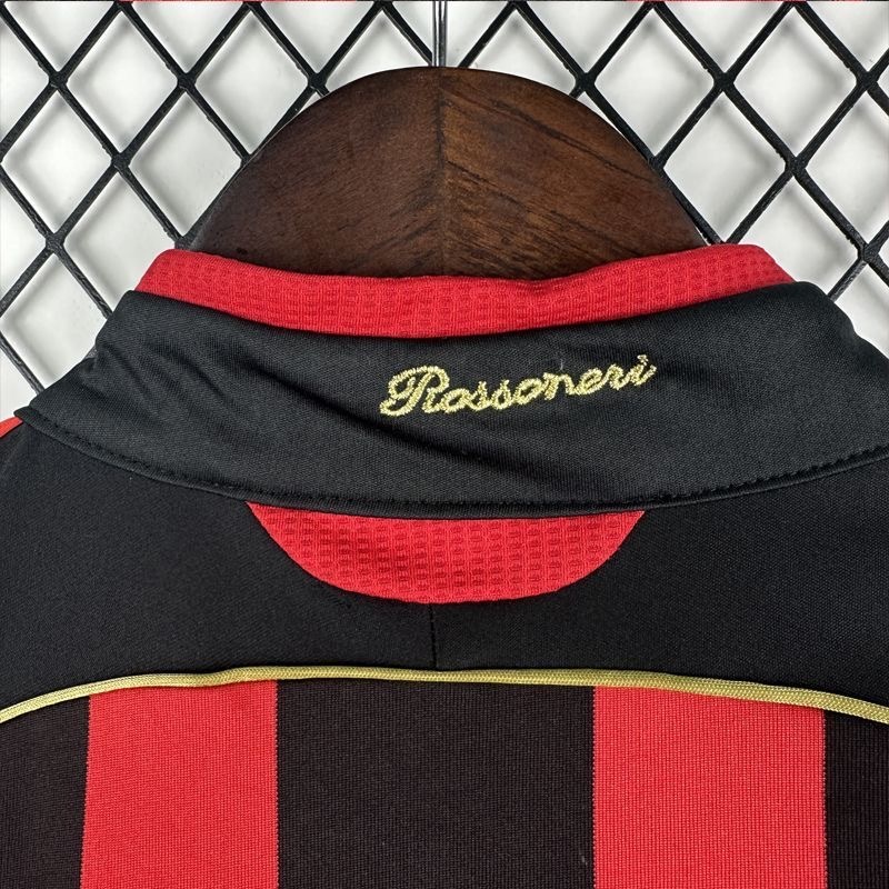 AC Milan Retro Soccer Jersey Home Kids Kit Jersey+Shorts 2006/07