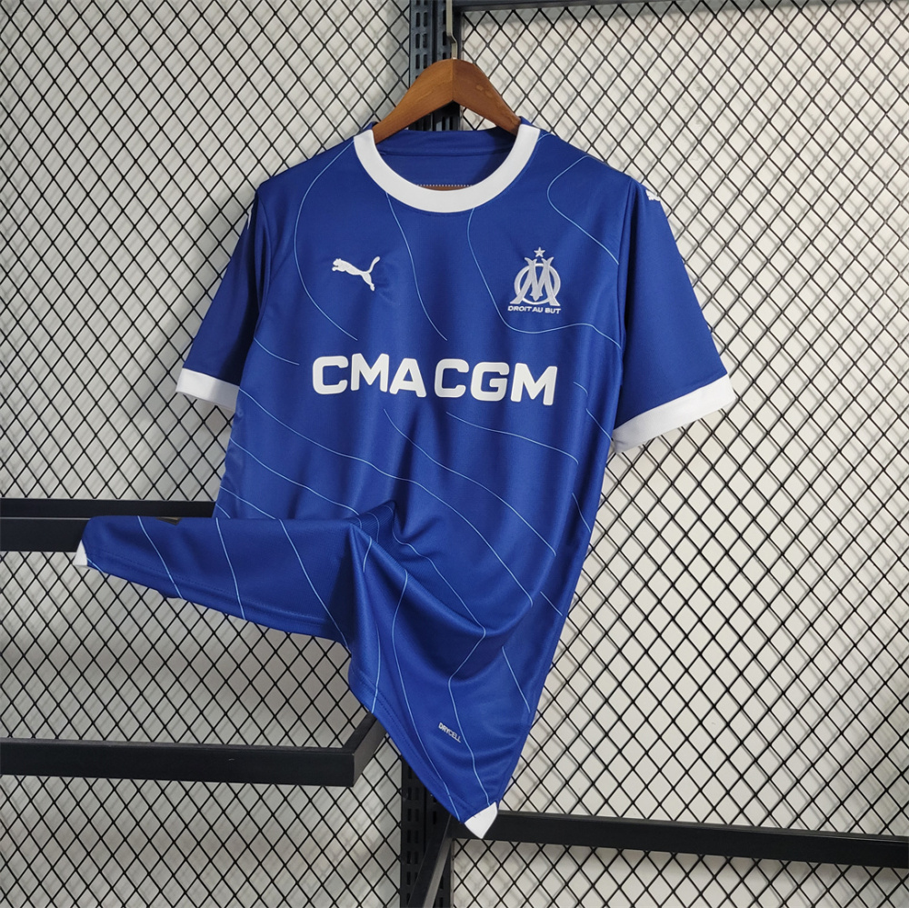Marseille Soccer Jersey Away Custom Shirt 2023/24