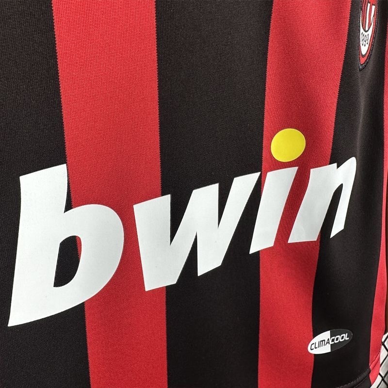 AC Milan Retro Soccer Jersey Home Kids Kit Jersey+Shorts 2006/07