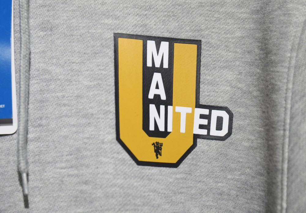 Manchester United Hoodie Training Kit (Sweatshirt+Pants) Grey 2025/26