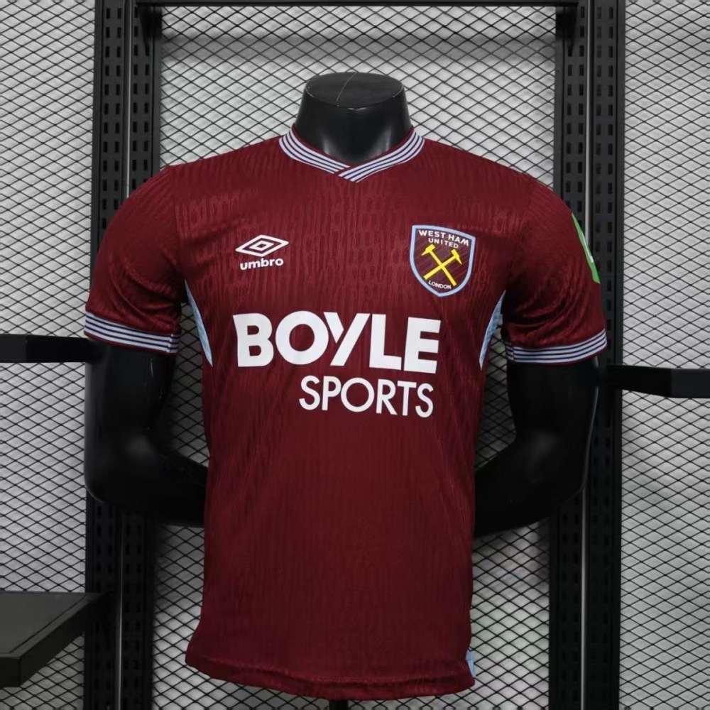 West Ham United Authentic Football Jersey Home Shirt 2025/26