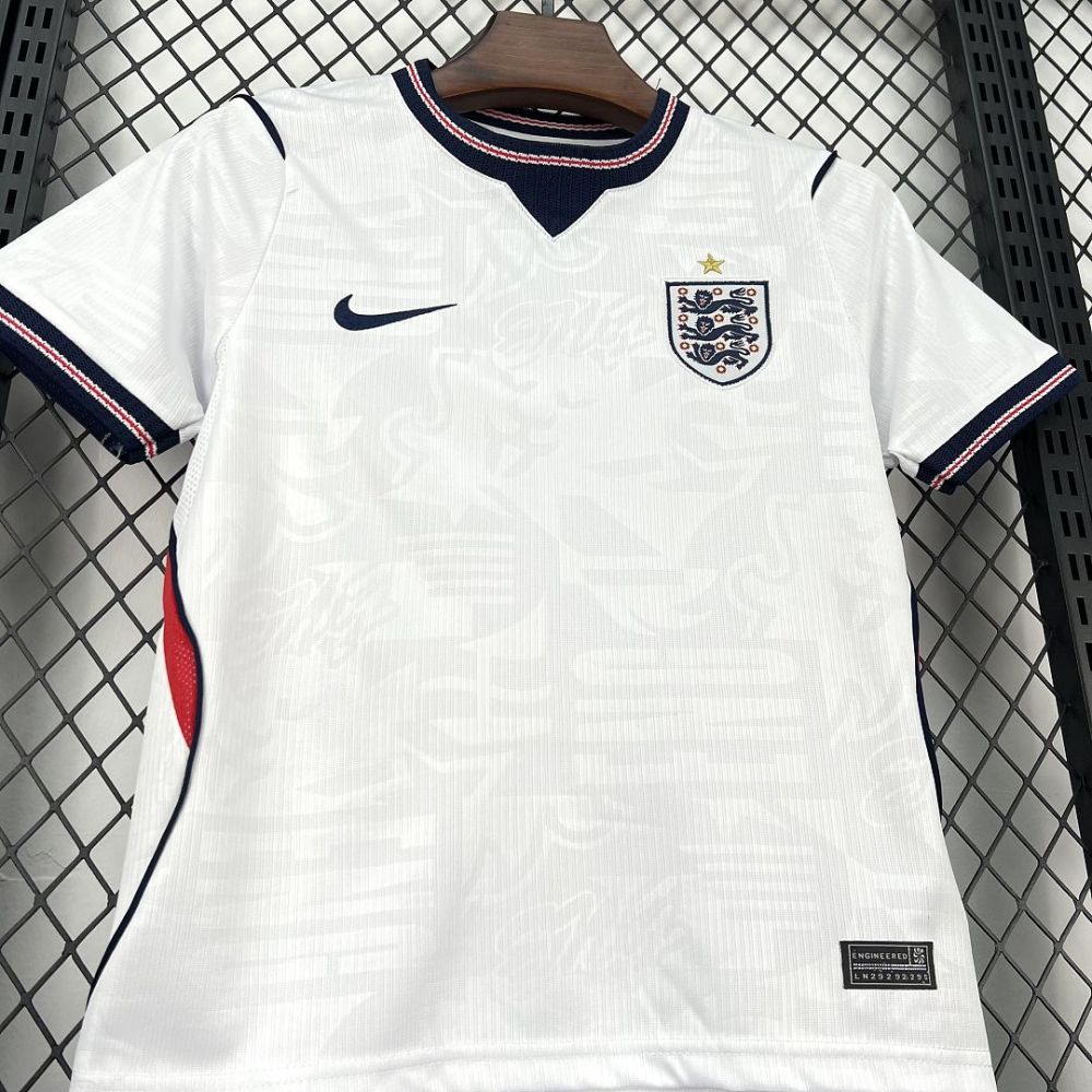 England Soccer Jersey Home Kids Kit Jersey+Shorts World Cup 2026