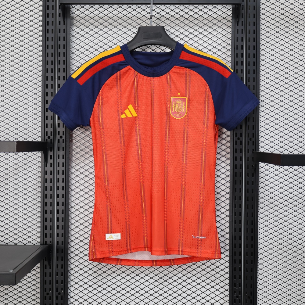 Spain Authentic Football Jersey Women's Home Shirt World Cup 2026 - Player Version