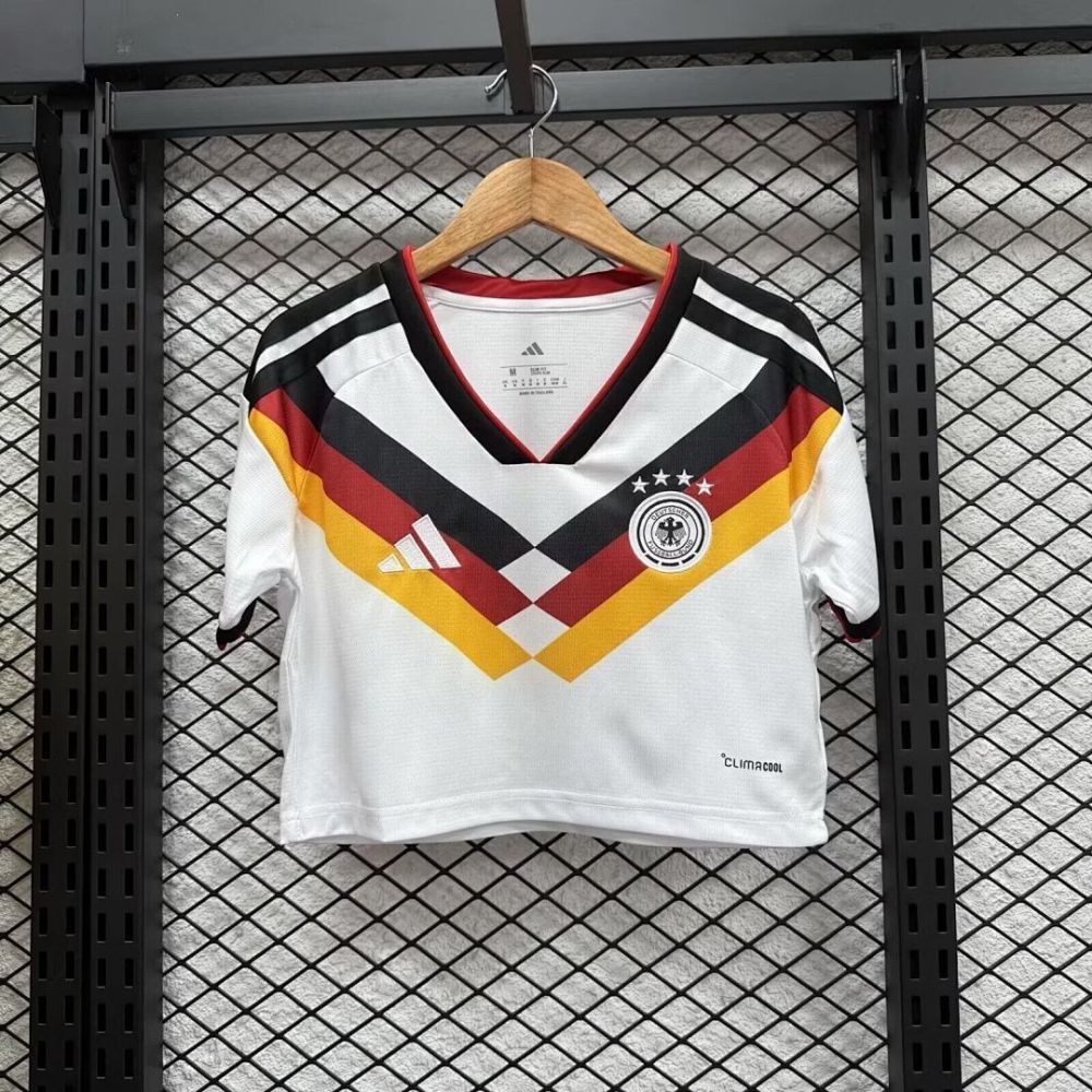 Germany Football Jersey Women's Home Crop Top World Cup 2026