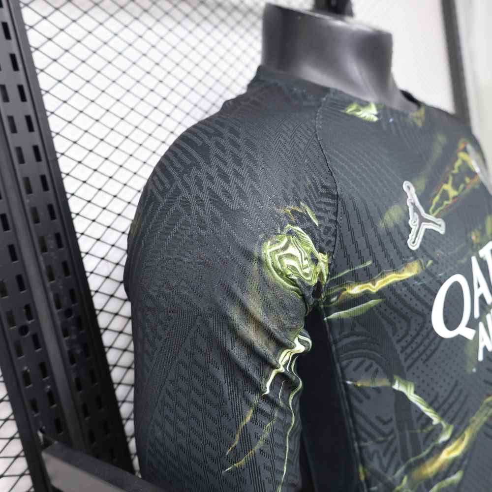 PSG Authentic Football Jersey Fifth Away Long Sleeve Shirt 2025/26