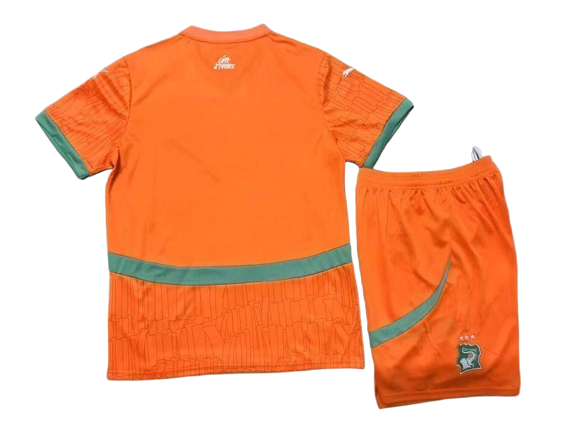 Ivory Coast Soccer Jersey Home Kids Kit Jersey+Shorts World Cup 2024-25