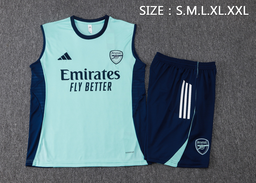 Arsenal Sleeveless Training Kit Green 2025/26