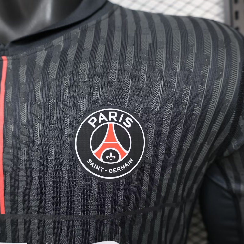 Authentic Soccer Jersey PSG Fourth Away Long Sleeve Shirt 2025/26