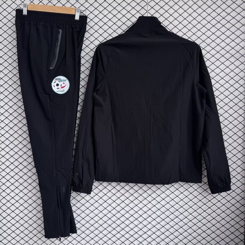 Algeria Windbreaker With Pants Black 2026 World Cup